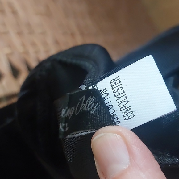 Black Velvet, Skater Dress, Goth, XL - Picture 6 of 13